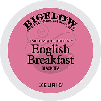 Bigelow Breakfast Blend Tea K-Cups Pack, 24/BX, 4 BX/CT