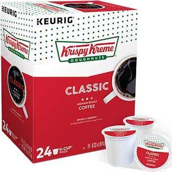 Krispy Kreme Doughnuts Doughnuts Classic Smooth Coffee, K-Cup&#174; Pods, 24/BX
