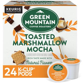 Green Mountain Coffee Toasted Marshmallow Mocha Keurig Single-Serve K-Cup Pods, Light Roast Coffee, 24 Count