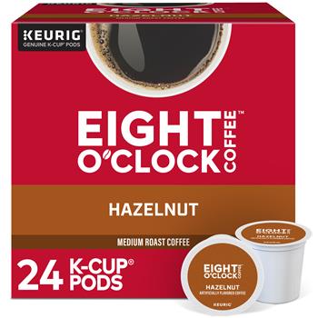 Eight O&#39;Clock Coffee, Hazelnut, 24/BX