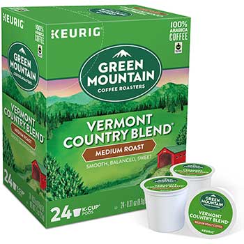 Green Mountain Coffee Vermont Country Blend&#174; Coffee K-Cup&#174; Pods, 24/BX