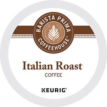 Barista Prima Coffee House Italian Roast K-Cup&#174; Pods, 24/BX, 4 BX/CT