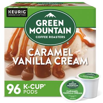 Green Mountain Coffee&#174; Caramel Vanilla Cream Coffee K-Cups, 24/BX, 4 BX/CT