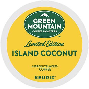 Green Mountain Coffee&#174; Island Coconut Coffee K-Cup&#174; Podss, 24/BX, 4 BX/CT