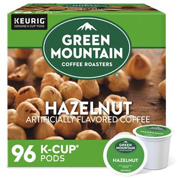 Green Mountain Coffee&#174; Hazelnut Coffee K-Cup&#174; Pods, 24/BX, 4 BX/CT
