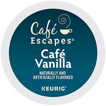 Caf&#233; Escapes Caf&#233; Vanilla K-Cup&#174; Pods, 24/BX