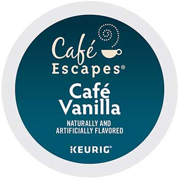 Caf&#233; Escapes Caf&#233; Vanilla K-Cup&#174; Pods, 24/BX