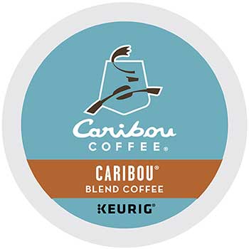 Caribou Coffee&#174; Caribou&#174; Blend Coffee K-Cup&#174; Pods, 24/BX, 4 BX/CT