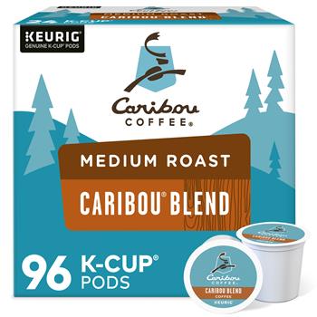 Caribou Coffee Caribou&#174; Blend Coffee K-Cup&#174; Pods, 24/BX, 4 BX/CT