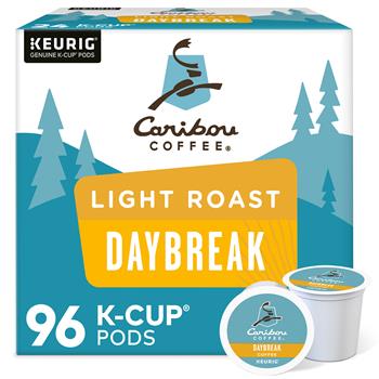 Caribou Coffee&#174; Daybreak Morning Blend Coffee K-Cup&#174; Pods, 24/BX, 4 BX/CT