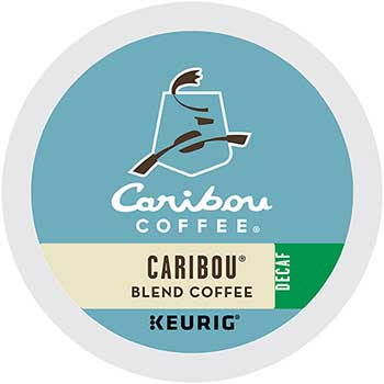 Caribou Coffee Caribou&#174; Blend Decaf Coffee K-Cup&#174; Pods, 24/BX, 4 BX/CT