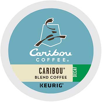 Caribou Coffee&#174; Caribou&#174; Blend Decaf Coffee K-Cup&#174; Pods, 24/BX