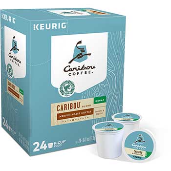 Caribou Coffee Caribou&#174; Blend Decaf Coffee K-Cup&#174; Pods, 24/BX
