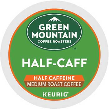 Green Mountain Coffee&#174; Half-Caff Coffee K-Cups, 24/BX, 4 BX/CT