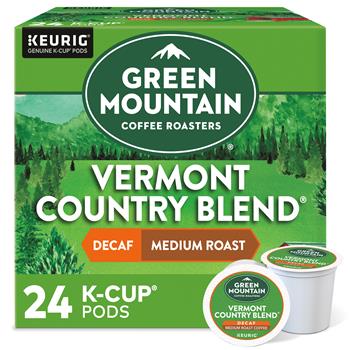 Green Mountain Coffee Vermont Country Blend&#174; Decaf Coffee K-Cup&#174; Pods, 24/BX