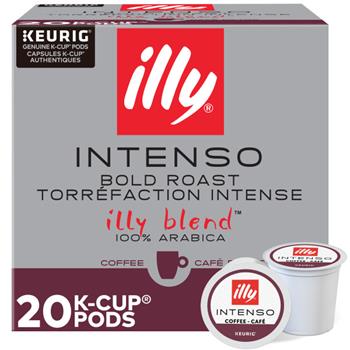 illy Intenso Coffee, Single Serve K-Cup Pods, 20/BX