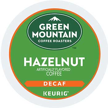 Green Mountain Coffee&#174; Hazelnut Decaf Coffee K-Cup&#174; Pods, 24/BX