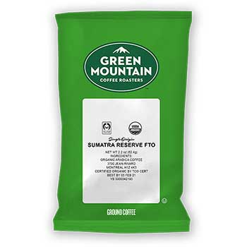 Green Mountain Coffee&#174; Sumatra Reserve, Fraction Pack, 2.2 oz., 50/CT