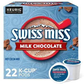 Swiss Miss Milk Chocolate Hot Cocoa K-Cup&#174; Pods, 22/BX