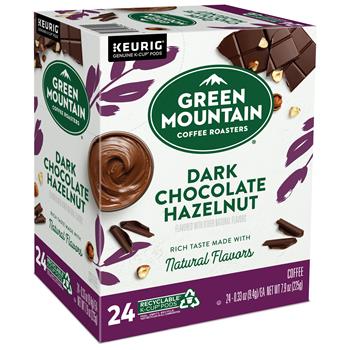 Green Mountain Coffee&#174; Dark Chocolate Hazelnut Coffee K-Cup Pods, Medium Roast, 24 Pods/Box