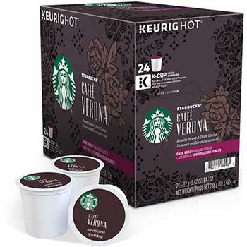 Starbucks Caff&#233; Verona&#174; Coffee K-Cup&#174; Pods, 24/BX