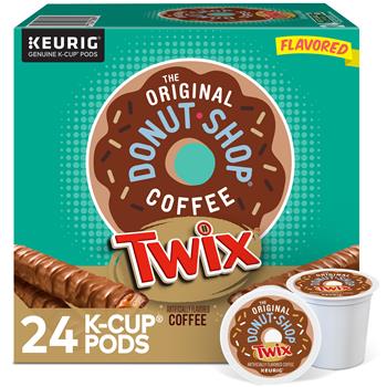 The Original Donut Shop Twix Coffee K-Cup Pods, Light Roast, 24/Box