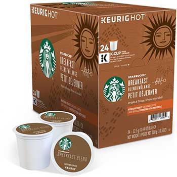 Starbucks Breakfast Blend K-Cup&#174; Pods, 24/BX