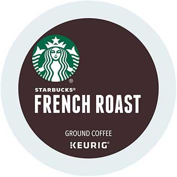 Starbucks French Roast K-Cup&#174; Pods, 24/BX, 4 BX/CT