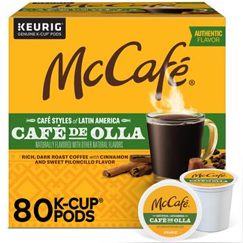 McCafe Caf&#233; de Olla K-Cup Pods, Dark Roast, 20/Box, 4 Boxes/Carton
