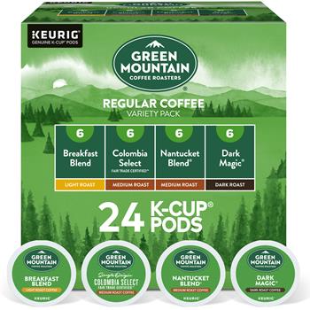 Green Mountain Coffee Regular Coffee Variety Pack K-Cup Pods, 24/Box