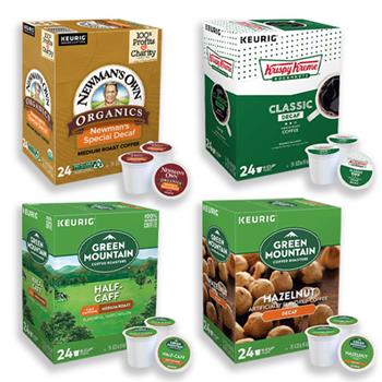 W.B. Mason Co. K-Cup Variety Pack, Newman&#39;s Special Blend Decaf/Hazelnut Decaf/Classic Decaf/Half-Caff, 4 Boxes Of 24 Pods, 96 Pods/Carton