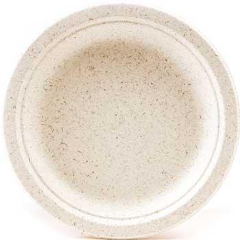 Green Wave Ovation™ Bagasse Plate, 7&quot;, 1000/CT