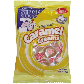 Goetze&#39;s Caramel Creams&#174;, 4 oz., 12/CS