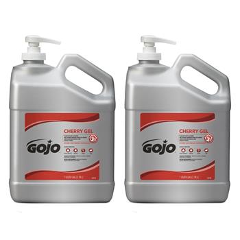 GOJO Cherry Gel Pumice Hand Cleaner, 1gal Bottle, 2/CT