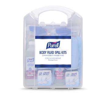 PURELL Body Fluid Spill Kit In Clamshell Carrier, 2 Spill Kit Uses Per Clamshell, 1/CT