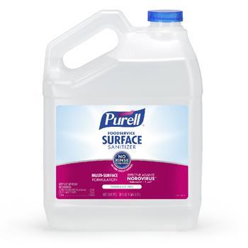PURELL Foodservice Surface Sanitizer Spray, Fragrance Free, 1 Gallon Pour Bottle Refill