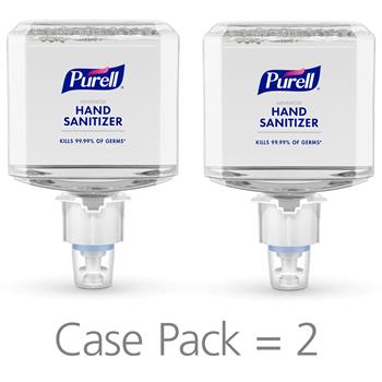 PURELL Healthcare Advanced Hand Sanitizer Foam, 1200 mL, Refill for ES4 Dispenser, 2/CS