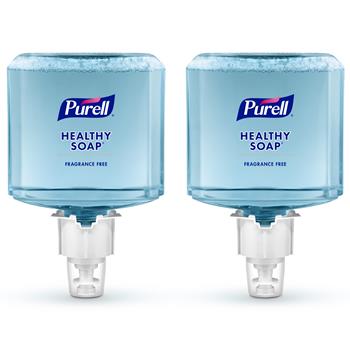 PURELL Healthy Soap Gentle &amp; Free Foam, Fragrance Free, 1200 mL Refill, For ES4 Manual Soap Dispenser, 2/Carton