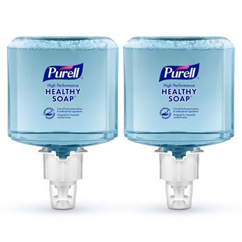 PURELL Clean Release Technology, Healthy Soap High Performance Foam, 1200 mL Refill, Fragrance Free, 2 Refills/Carton
