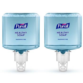 PURELL&#174; Healthy Soap Gentle and Free Foam, Fragrance Free, 1200 mL Refill, For ES6 Automatic Soap Dispensers, 2/Carton