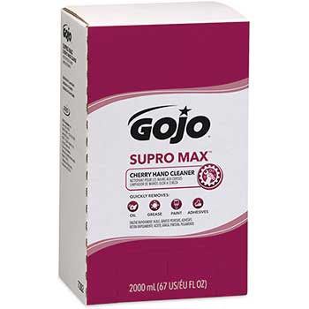 GOJO SUPRO MAX™ Cherry Hand Cleaner, 2000 mL Refill for GOJO&#174; PRO™ TDX™ Dispenser, 4 Refills/Carton