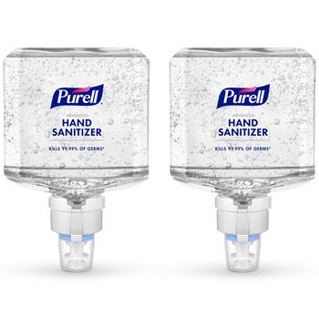 PURELL Healthcare Advanced Hand Sanitizer Gel, 1,200 mL, Clean Scent, For ES8 Dispensers, 2/CS