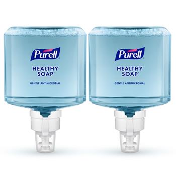 PURELL Healthy Soap 0.5% BAK Antimicrobial Foam, Lightly Fragranced, 1200 mL Refill, 2 Refills/Carton
