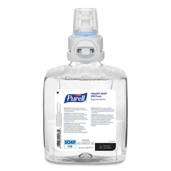 PURELL Professional HEALTHY SOAP Mild Foam, Fragrance-Free, 1,200 mL, For CS8 Dispensers, 2/Carton
