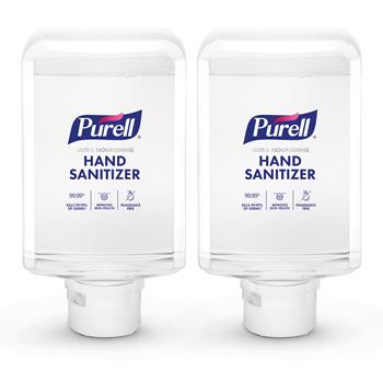 PURELL Ultra Nourishing Advanced Hand Sanitizer, for 1200 mL ES10 Automatic Hand Sanitizer Dispenser, 2 Sanitizers/Carton