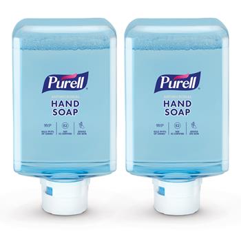 PURELL Antimicrobial Foaming Hand Soap, for 1200 mL ES10 Automatic Soap Dispenser, Fragrance Free, 2 Refills/Carton