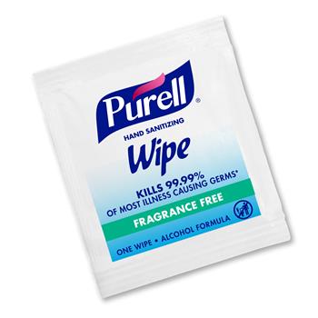 PURELL&#174; Hand Sanitizing Wipes Alcohol Formula, 1000 Individually-Wrapped Wipes in Bulk Packed Shipper, 5&quot; x 7&quot;