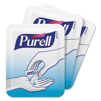 PURELL Advanced Hand Sanitizer Single Use, 1.2 mL, Packet, Clear, 2000/CT