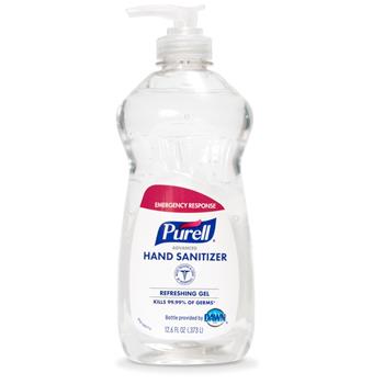 PURELL&#174; Advanced Hand Sanitizer Refreshing Gel, 12.6 oz Pump Bottle
