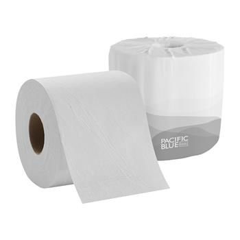 Pacific Blue Basic Standard Roll 1-Ply Toilet Paper By GP Pro, 80/CT